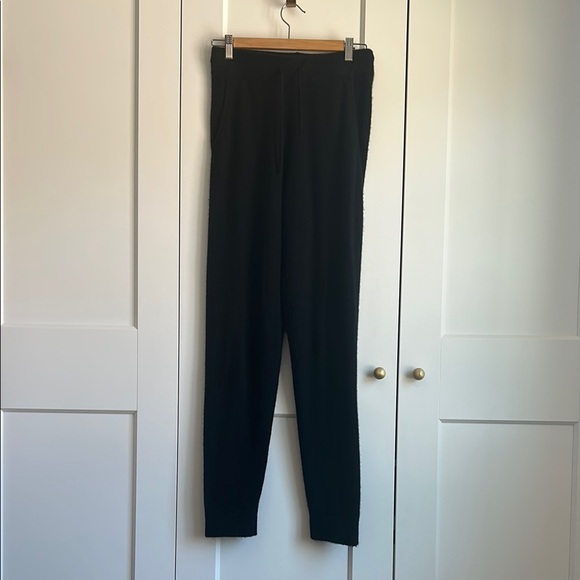 Italic Black Cashmere Jogger Pants | M - Picture 1 of 5